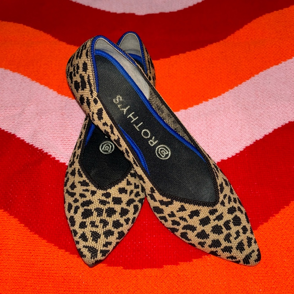 Rothy’s The Point Leopard Size 7.5
